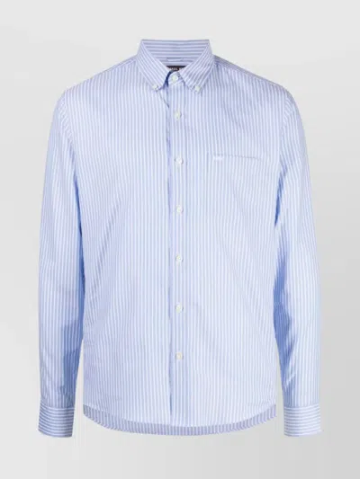 MICHAEL KORS OXFORD STRIPED LS BD SHIRT