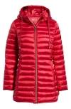 Michael Kors Packable Quilted Jacket In Red