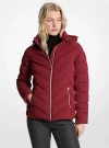Michael Kors Packable Quilted Puffer Jacket In Red