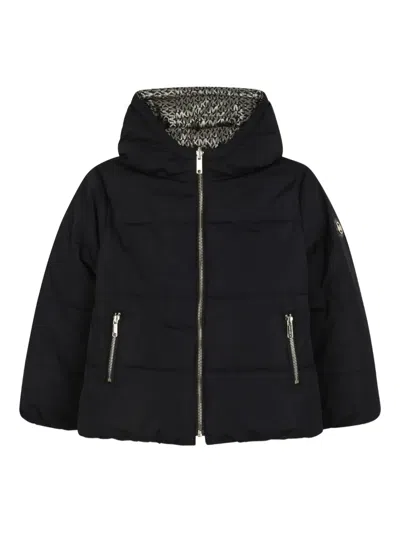 Michael Kors Padded Hooded Jacket In Black