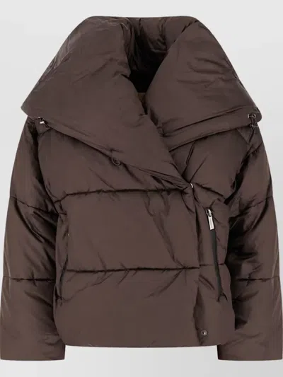 Michael Kors Padded Puffer Jacket In Brown