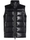 Michael Kors Nylon Quilted Puffer Vest In Black