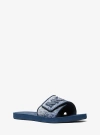 Michael Kors Palmer Ombré Signature Logo Slide Sandal