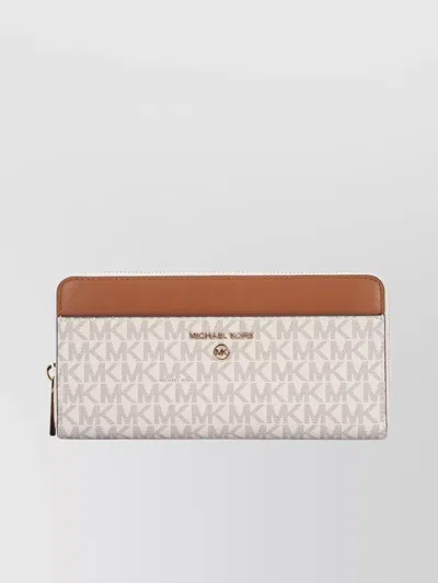 Michael Kors Panel Contrast Hardware Gold Tone In Neutral