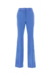 Michael Kors Collection Haylee Stretch Virgin Wool Blend Flare Leg Pants In 476