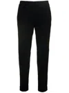 Michael Kors Black Slim Pants With Concealed Fastening In Cotton Woman In Black