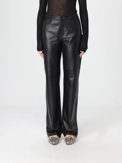 Michael Kors Pants  Woman Color Black In Animal Print