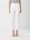 Michael Kors Cotton Trousers In White