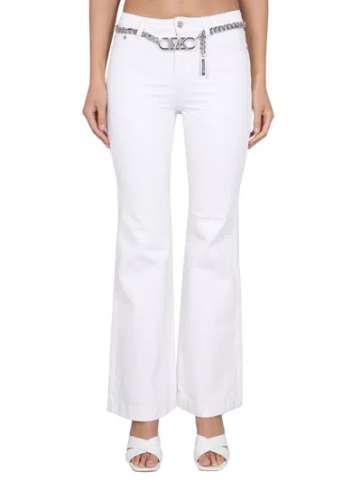 MICHAEL KORS MICHAEL KORS PANTS WITH LOGO BELT