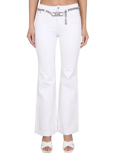 MICHAEL KORS MICHAEL KORS PANTS WITH LOGO BELT
