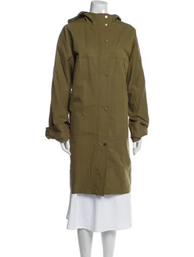 Pre-owned Michael Kors Parka In Green