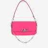 Michael Kors Parker Leather Bag In Fuchsia