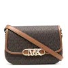 Michael Kors Parker Medium Messenger Bag In Brown