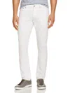 Michael Kors Parker Mens Denim Stretch Slim Jeans In White