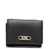 Michael Kors Parker Tri-fold Leather Wallet In Black