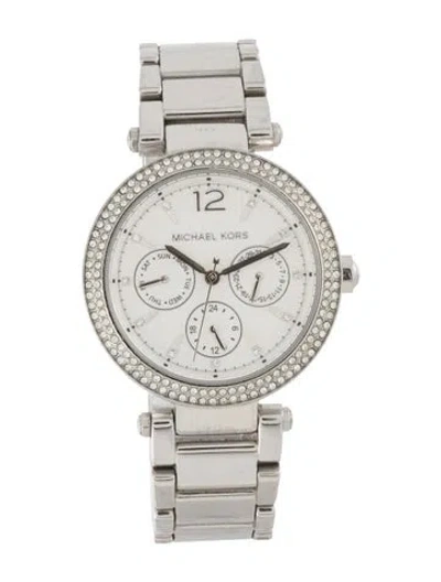 Pre-owned Michael Kors Parker Watch, 38mm In Multicolor