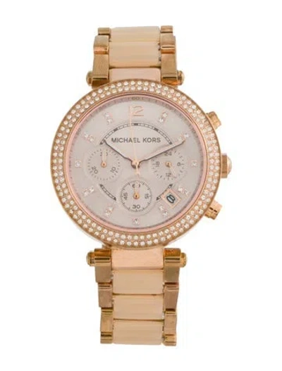 Pre-owned Michael Kors Parker Watch, 39mm In Multi
