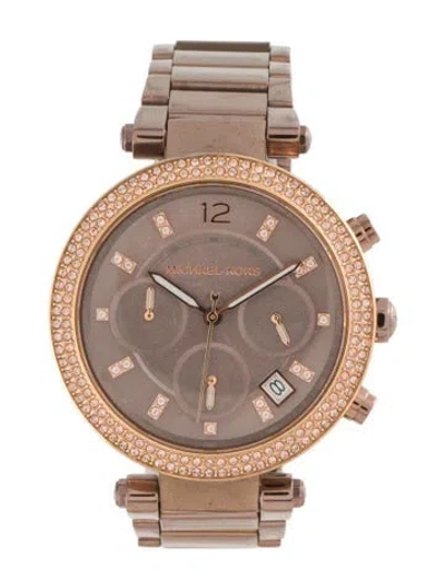 Pre-owned Michael Kors Parker Watch, 39mm In Multi
