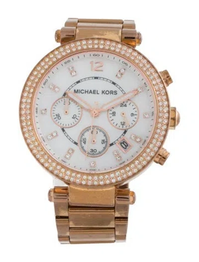 Pre-owned Michael Kors Parker Watch, 39mm In Multi
