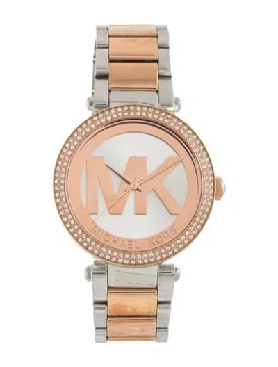 Pre-owned Michael Kors Parker Watch, 39mm In Multicolor