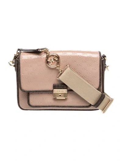Pre-owned Michael Kors Patent Leather Crossbody Bag In Multi