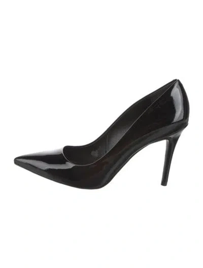 Pre-owned Michael Kors Patent Leather Pumps In Black