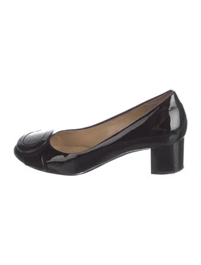 Pre-owned Michael Kors Patent Leather Pumps In Black