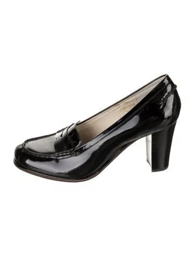 Pre-owned Michael Kors Patent Leather Pumps In Black