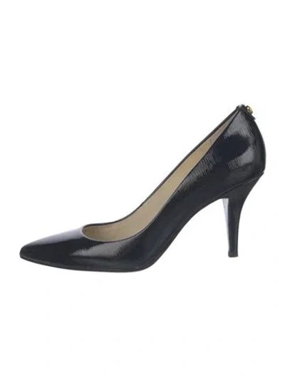 Pre-owned Michael Kors Patent Leather Pumps In Blue