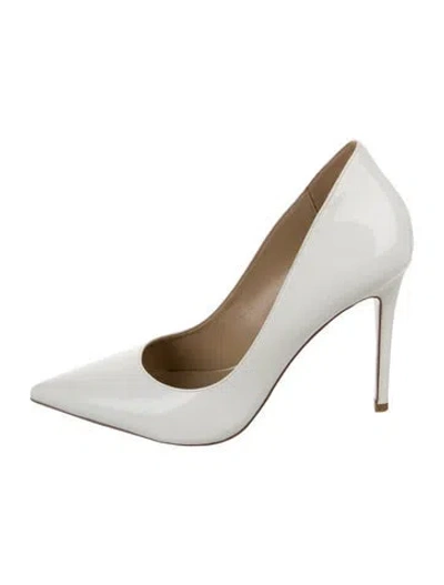 Pre-owned Michael Kors Patent Leather Pumps In White