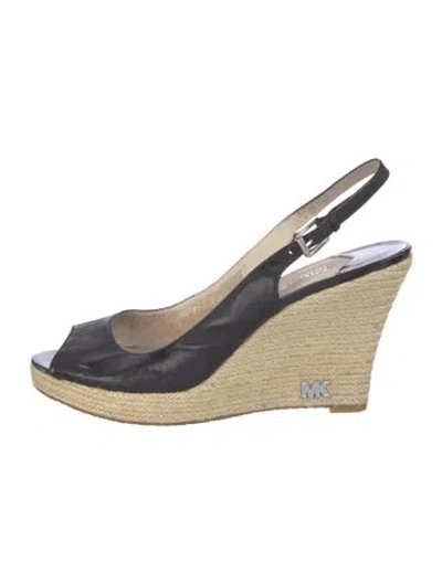 Pre-owned Michael Kors Patent Leather Slingback Pumps