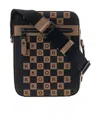 Michael Kors Pattern Cross-body Bag In Black