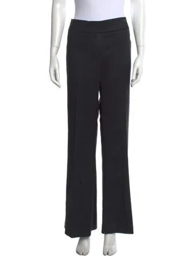 Pre-owned Michael Kors Patterned Flared Pants In Black