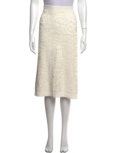 Pre-owned Michael Kors Patterned Midi Length Skirt In Neutrals