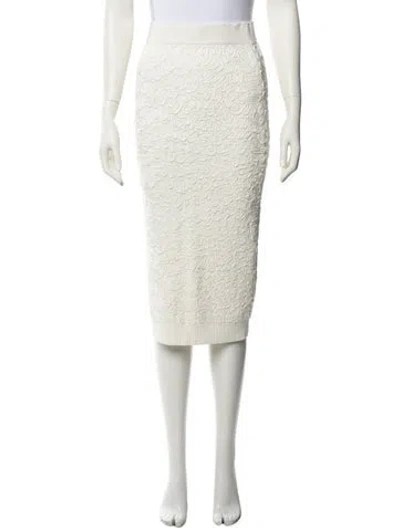 Pre-owned Michael Kors Patterned Midi Length Skirt In Neutrals