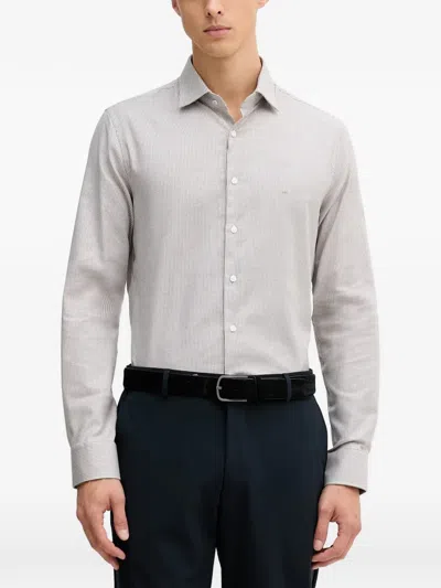 Michael Kors Patterned Shirt In Neutral