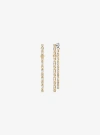 Michael Kors Pavé Baguette Drop Earrings In Gold