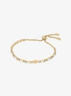 Michael Kors Pavé Baguette Slider Bracelet In Gold