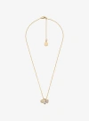 Michael Kors Pavé Charm Necklace In Gold