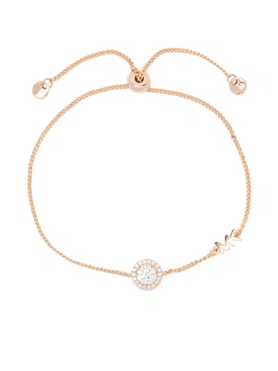 Michael Kors Pavé Halo Slider Bracelet In Gold