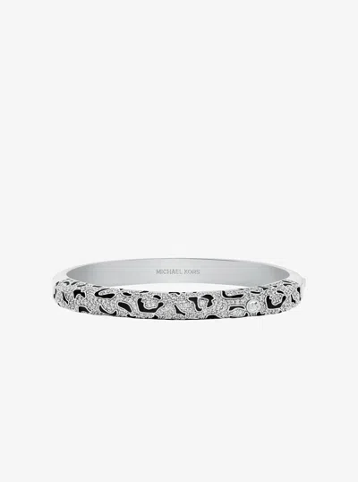 MICHAEL KORS PAVÉ LEOPARD BANGLE