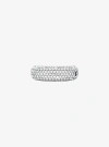 Michael Kors Pavé Square Ring In Silver