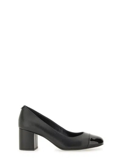 Michael Kors "pearl Flex" Leather Pumps In Black
