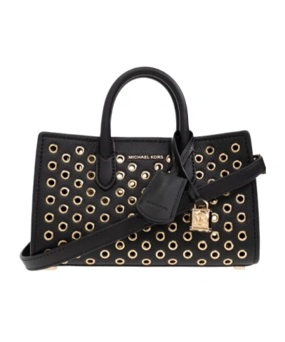 Michael Kors Pendant Shoulder Bag In Black