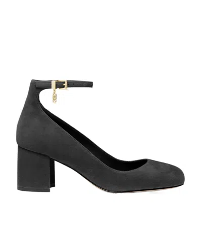 Michael Kors Perla 60mm Suede Pumps In Black
