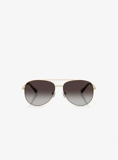 Michael Kors Perledo Sunglasses In Gold
