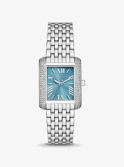 Michael Kors Petite Emery Pavé Silver-tone Watch