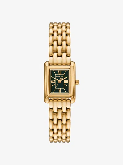 Michael Kors Petite Essex Gold-tone Watch In White