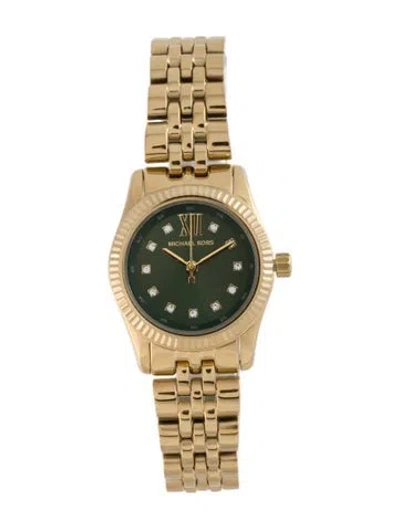 Pre-owned Michael Kors Petite Lexington Watch, 26mm In Multi