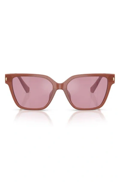 Michael Kors Piedmont 56mm Square Sunglasses In Pink